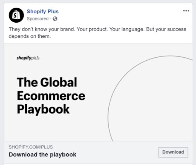 Shopify retargeting particular audience more inclined to buying their product