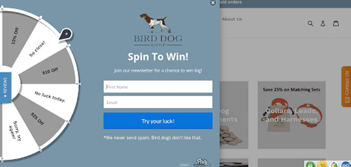 Gamification Popup Example