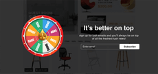 Spin the Wheel Popup Template