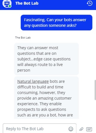 Chatbot by The Bot Lab